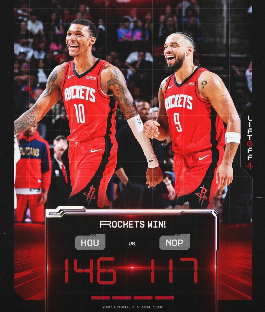 包含火箭客场胜76人，迎来连胜好势头的词条